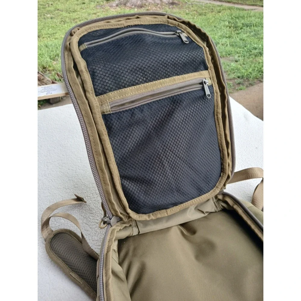 Roaring Fire Tactical Backpack Mens OS Green MOLLE Canvas Daypack